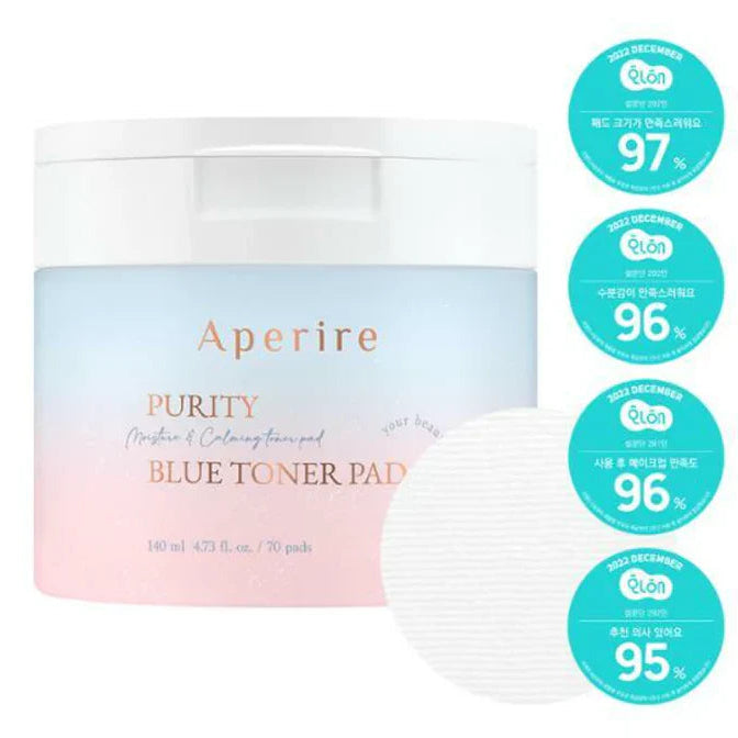Aperire Purity Blue Toner Pads – Klar hud i ét enkelt step