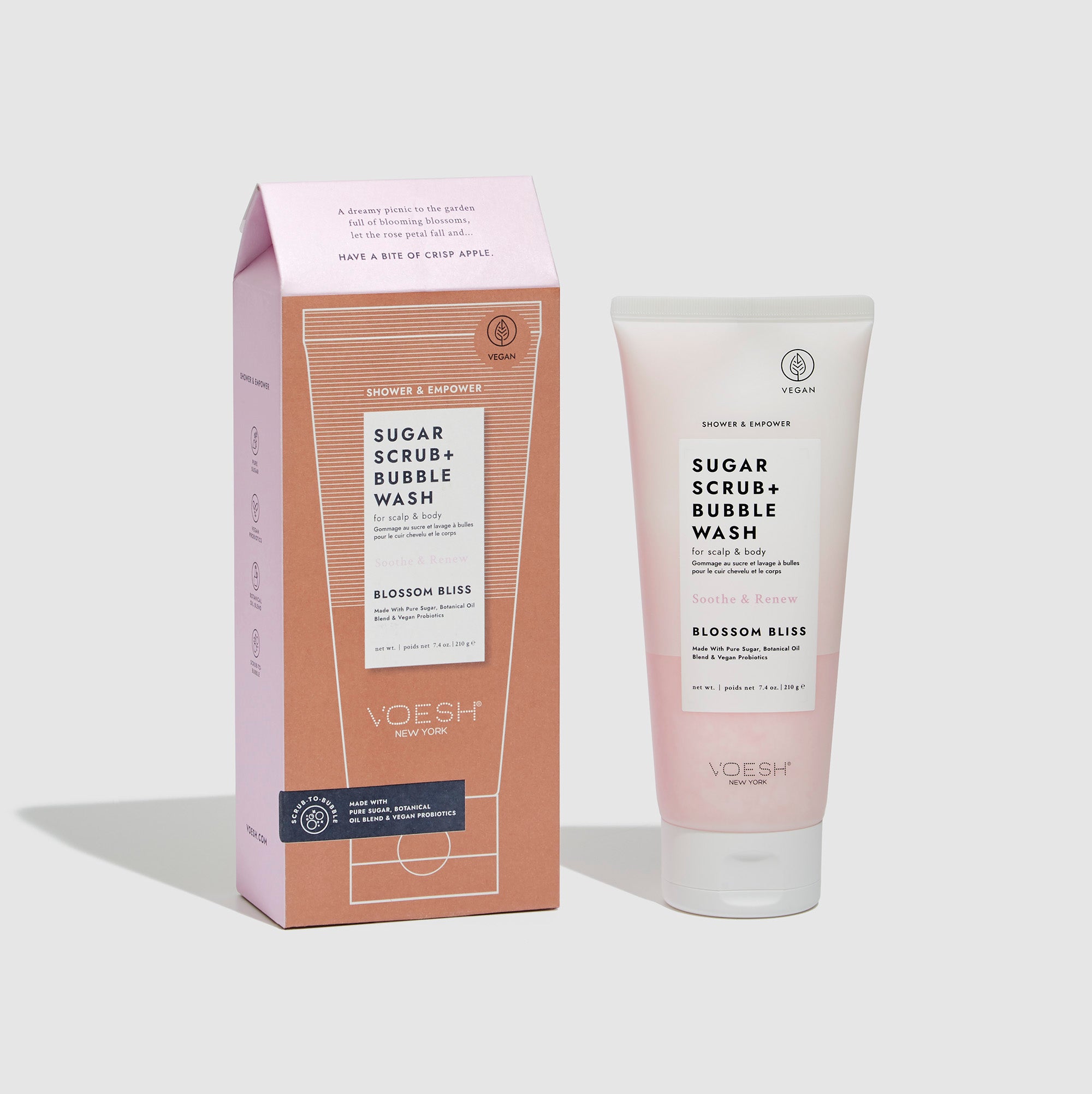 Scalp & Body Sugar Scrub – Blossom Bliss 210 g