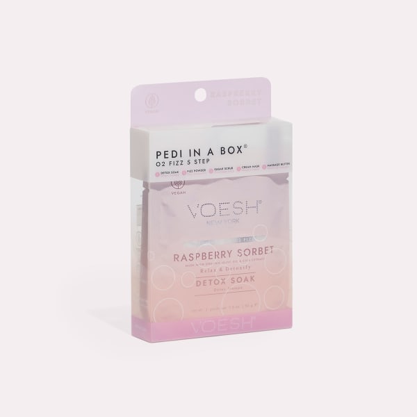 Pedi in a Box O2 Bubble Spa – Raspberry Sorbet (5 steps)